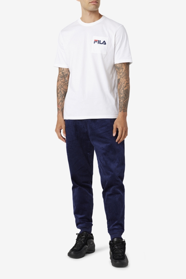 Fila Unnat Cord Joggers Peacoat