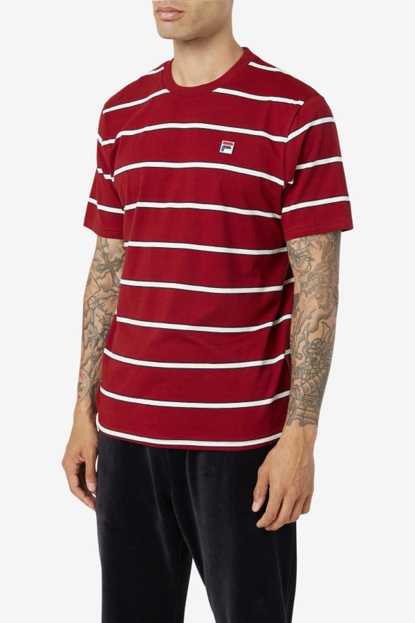 Fila Felix Tee Rhubarb-White