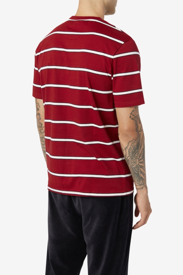 Fila Felix Tee Rhubarb-White