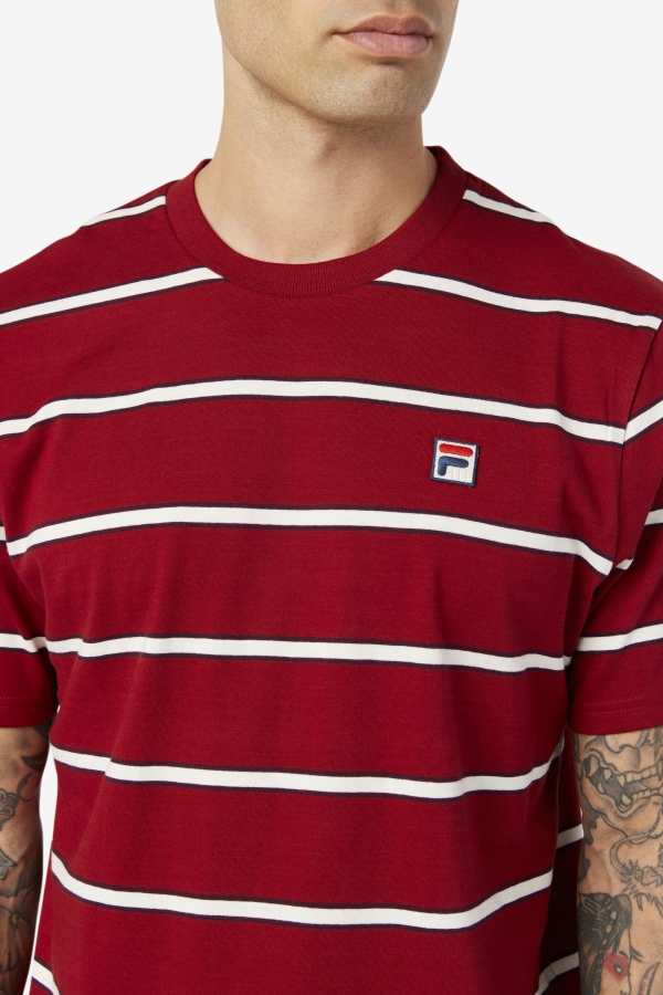 Fila Felix Tee Rhubarb-White