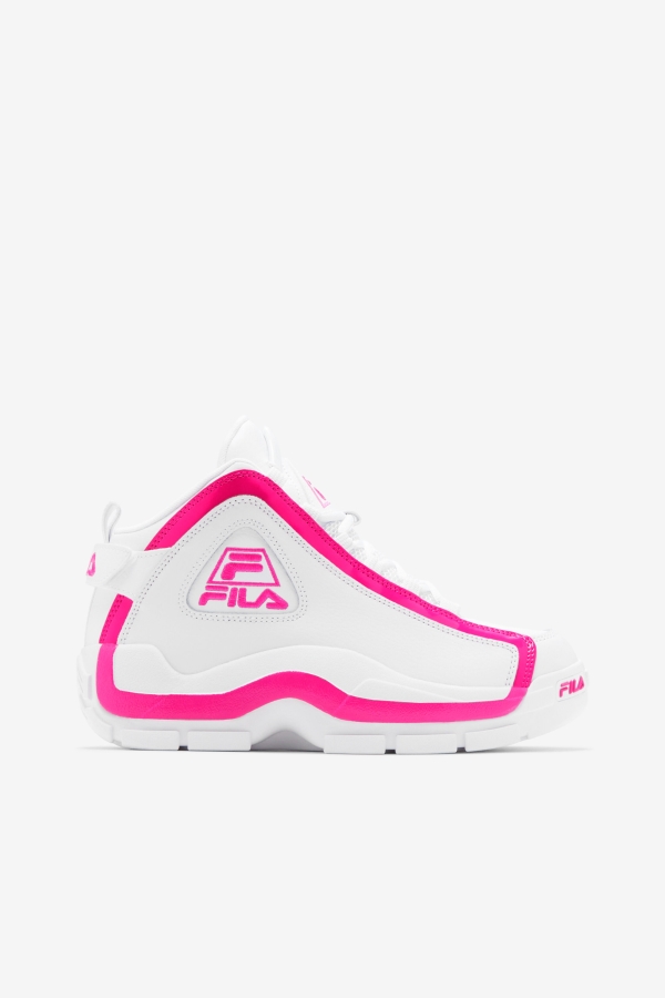 Women's Grant Hill 2 Fila White-Pink Glo