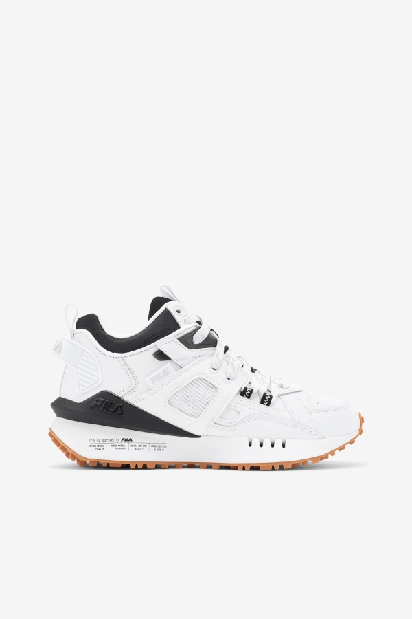 Women's Spectra Fila White-Glacier Grey-Black