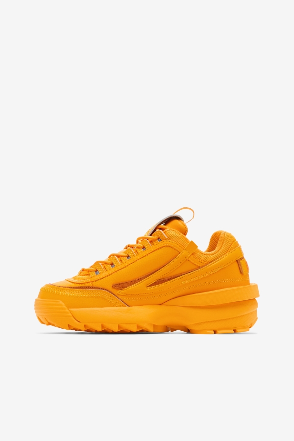 Yellow-Burnt Orange Fila Women\'s Disruptor 2 Exp
