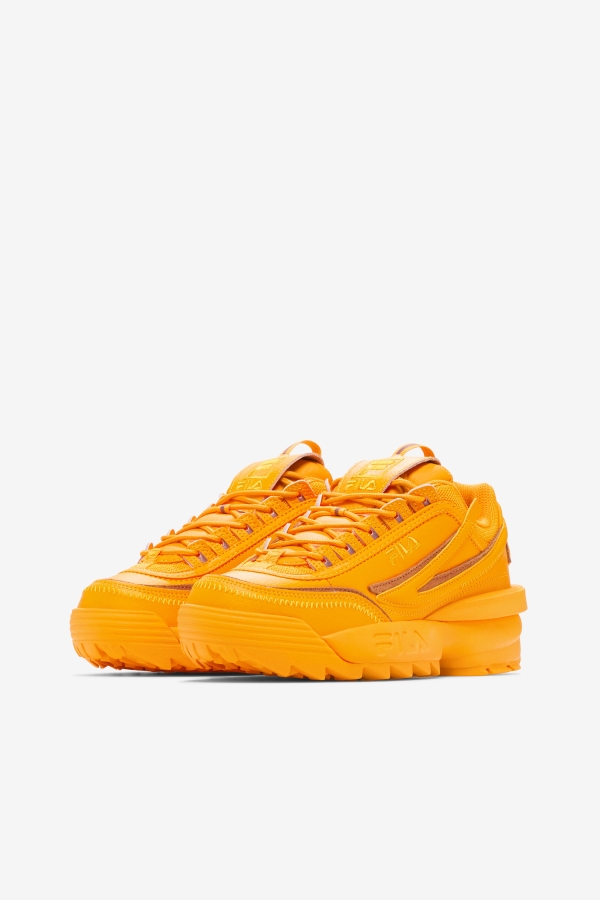 Yellow-Burnt Orange Fila Women\'s Disruptor 2 Exp