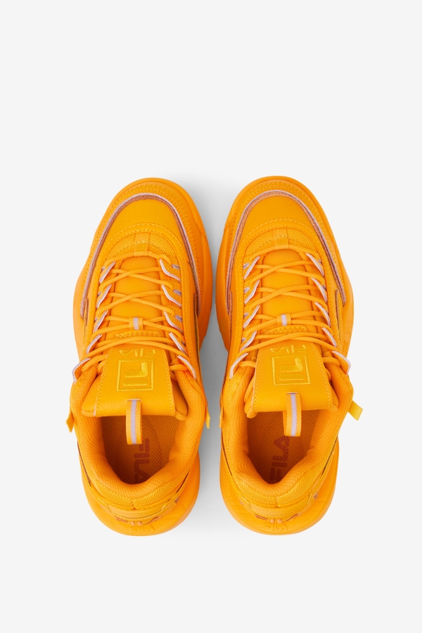 Yellow-Burnt Orange Fila Women\'s Disruptor 2 Exp