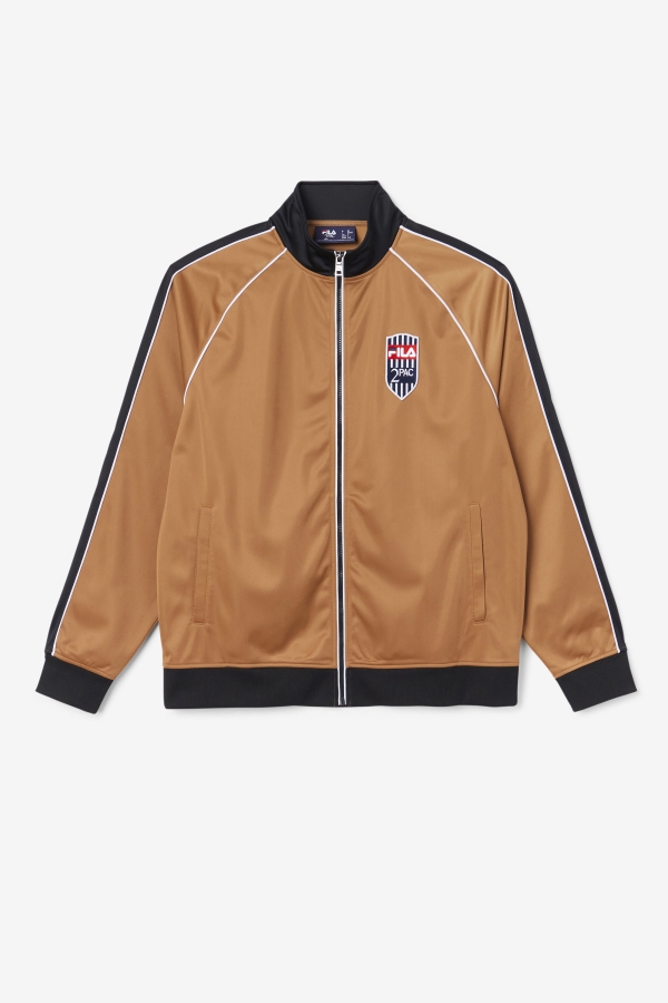 Fila Tobacco Brown-Black-White 2Pac Track Jacket