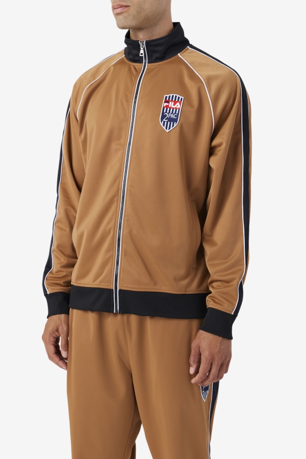 Fila Tobacco Brown-Black-White 2Pac Track Jacket