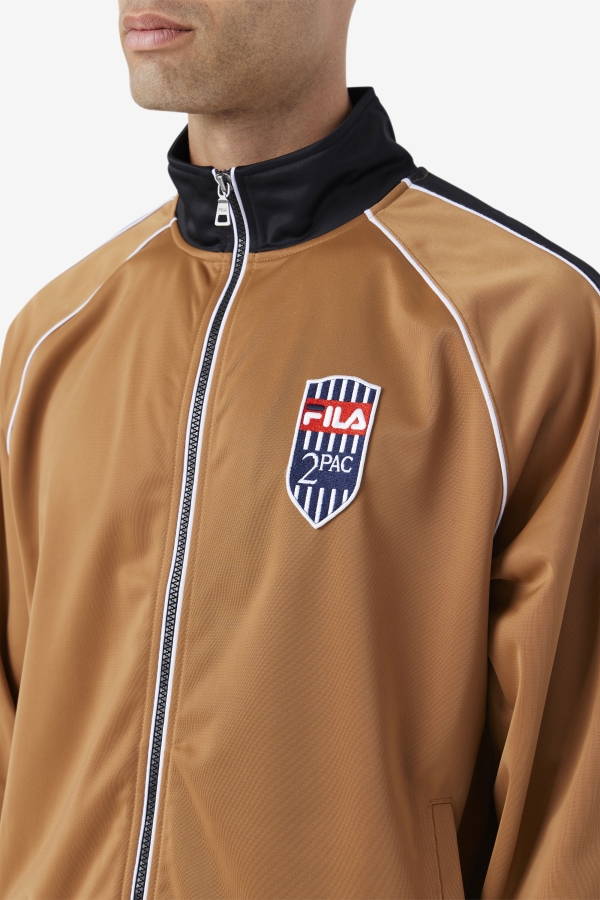 Fila Tobacco Brown-Black-White 2Pac Track Jacket