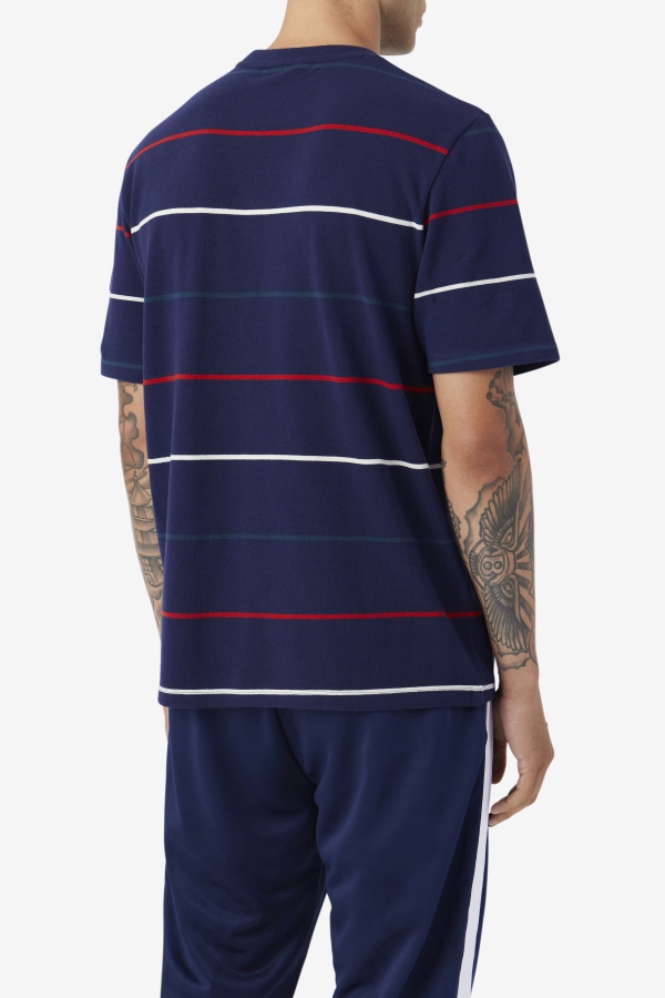 Thiago Crew Fila Navy-Teal-Red
