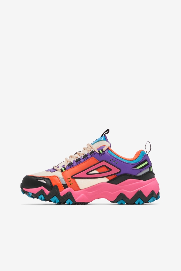 Women\'s Oakmont Tr Fila Ecru-Camellia Rose-Purple