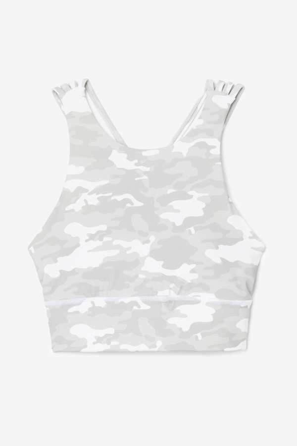 Fila Uplift High Neck White Sports Bra